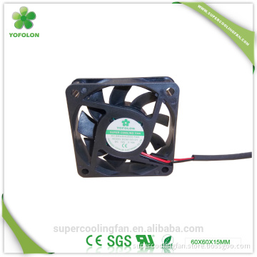 60x60x15mm CE,RoHS,UL Certificate 12V 24V high flow dc axial brushless cooling fan 6015 dc motor fan